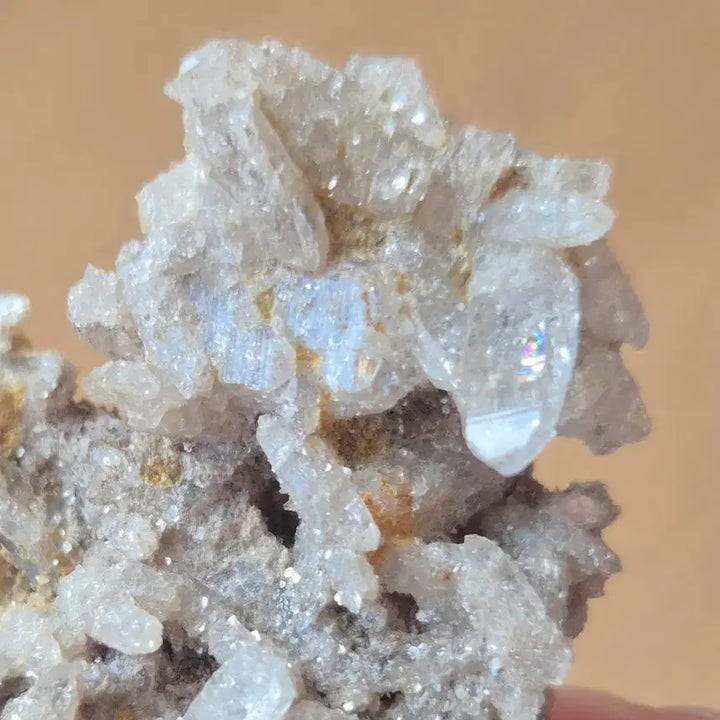 [BUNJANG] Rare Ganesh Himal Muscovite Quartz Cluster Mineral Specimen / 초희귀! 네팔 가네쉬히말 백수정 머스코바이트 쿼츠 원석 광물 표본