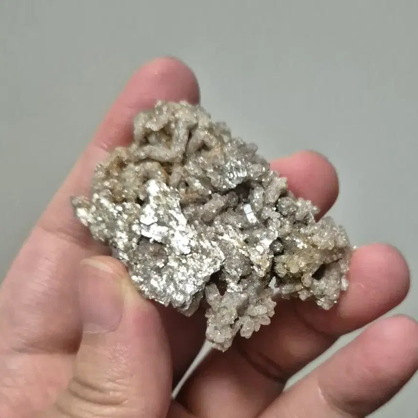 [BUNJANG] Rare Ganesh Himal Muscovite Quartz Cluster Mineral Specimen / 초희귀! 네팔 가네쉬히말 백수정 머스코바이트 쿼츠 원석 광물 표본