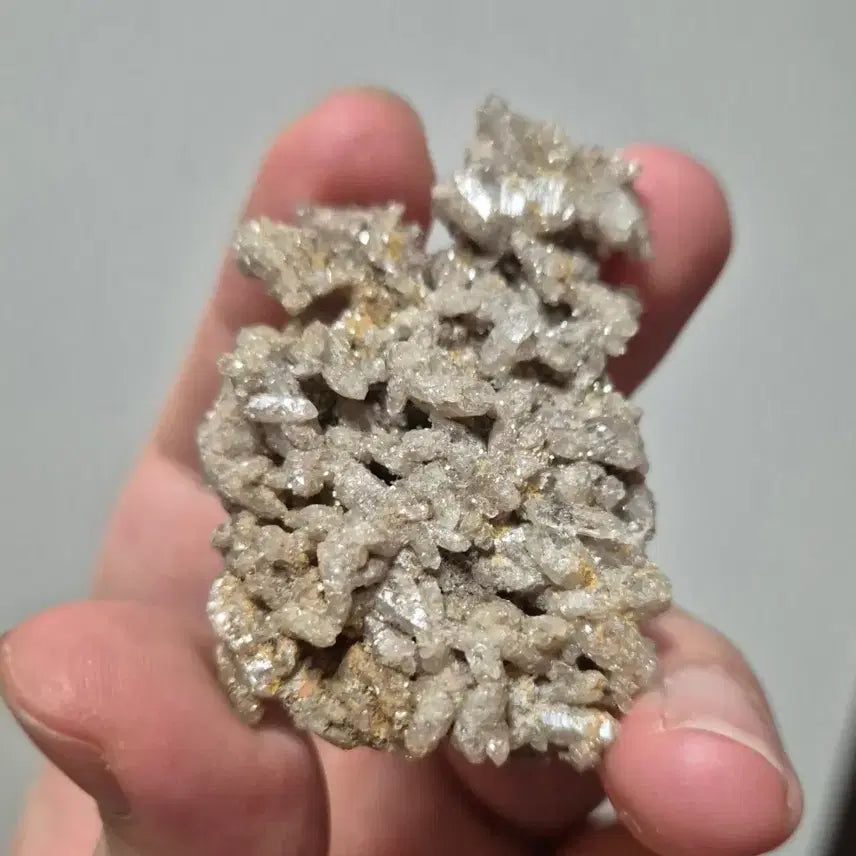 [BUNJANG] Rare Ganesh Himal Muscovite Quartz Cluster Mineral Specimen / 초희귀! 네팔 가네쉬히말 백수정 머스코바이트 쿼츠 원석 광물 표본