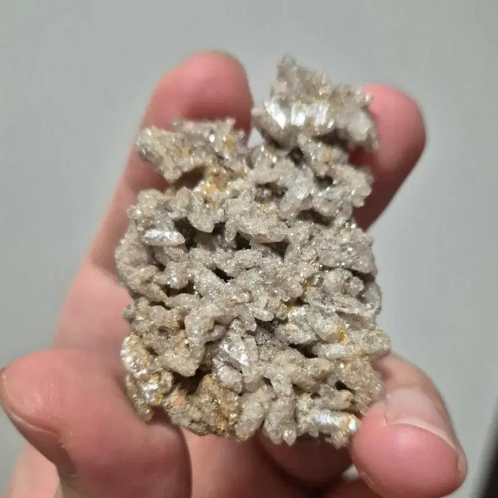 [BUNJANG] Rare Ganesh Himal Muscovite Quartz Cluster Mineral Specimen / 초희귀! 네팔 가네쉬히말 백수정 머스코바이트 쿼츠 원석 광물 표본