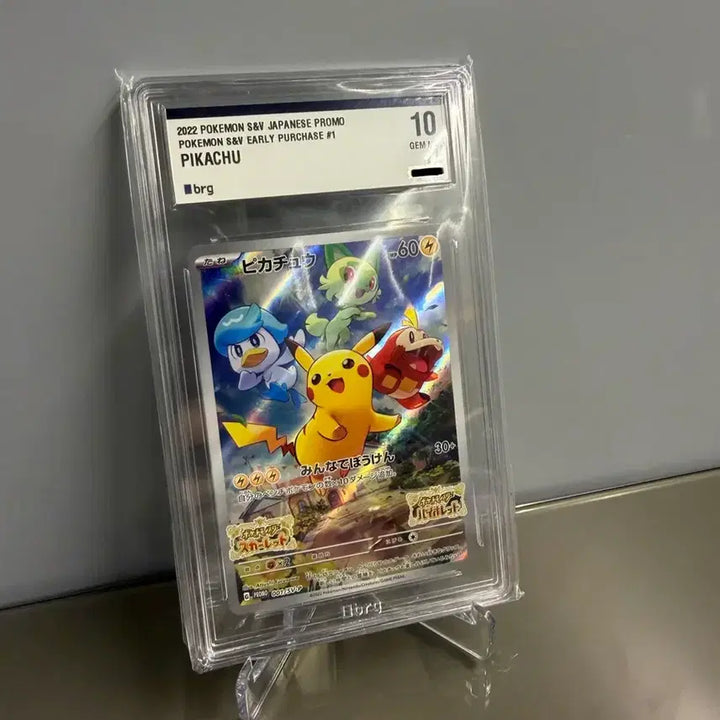 [BUNJANG] Pokemon Pikachu Scarlet &amp; Violet Promo Card BRG10 Japanese Version / 포켓몬카드 피카츄 스칼렛 바이올렛 프로모 BRG10 일본판