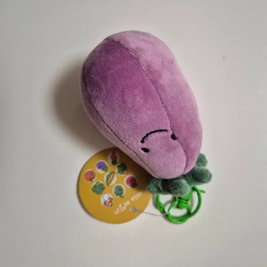 [BUNJANG] Eggplant Keychain Plush / 가지 키링 인형