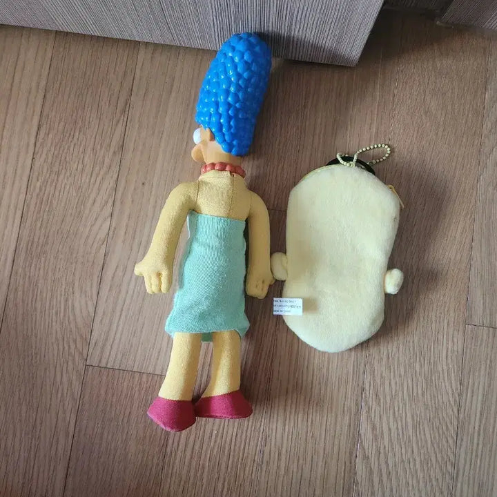 [BUNJANG] The Simpsons Marge Doll + Homer Pouch Set / 심슨 마지 인형 + 호머 파우치