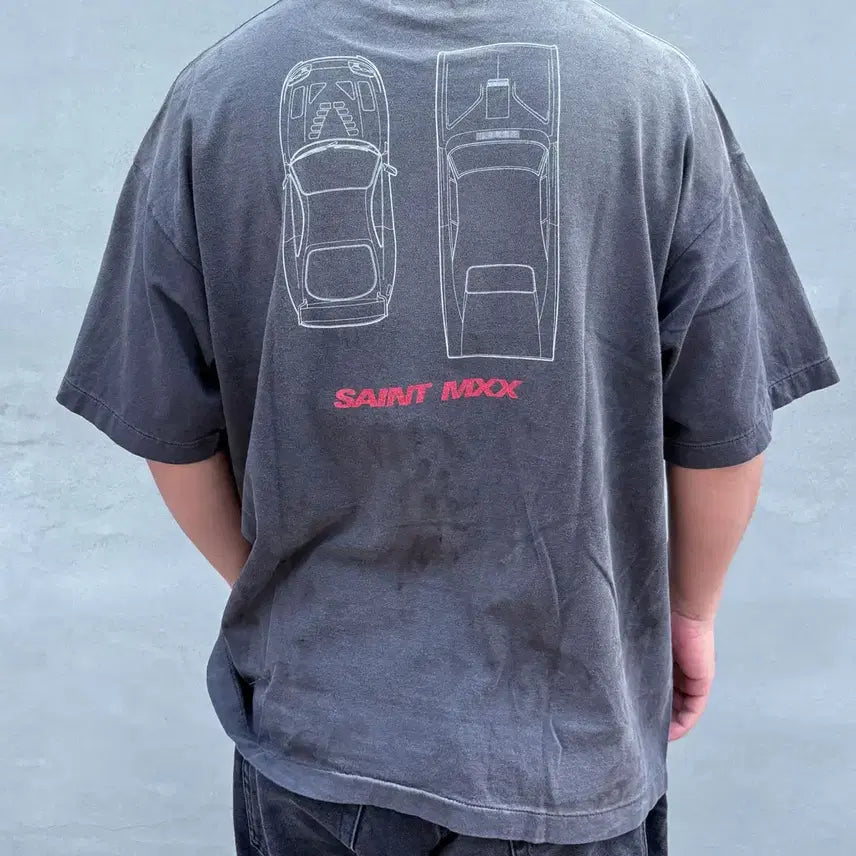 [BUNJANG] Saint Michael x Fast &amp; Furious Collaboration XL T-Shirt / (XL) 세인트미카엘 x 분노의 질주