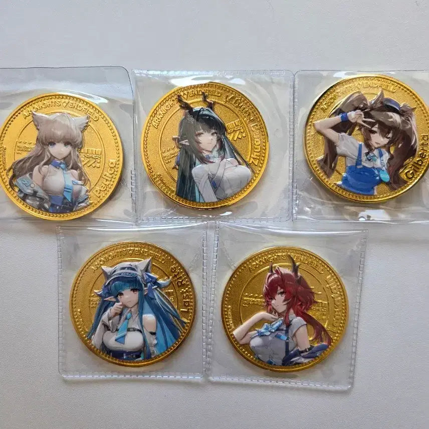 [BUNJANG] Arknights: Endfield GS25 Collaboration Commemorative Coin All Collection Set / 명일방주 엔드필드 gs25 콜라보 기념주화 올콜렉션