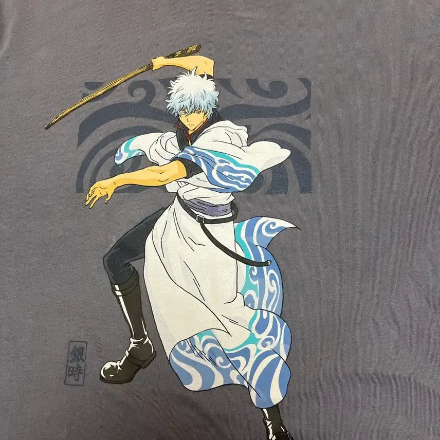 [BUNJANG] Gintama Gintoki Spao T-Shirt / 은혼 스파오 티셔츠 긴토키옷 은혼옷