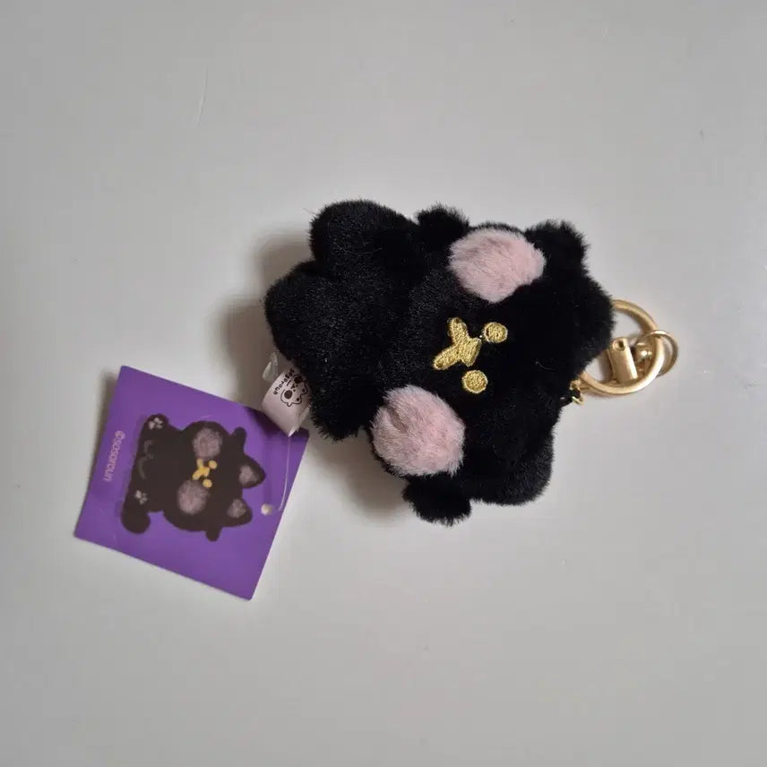 [BUNJANG] Black Cat Keychain Plush / 검정 고양이 키링 인형