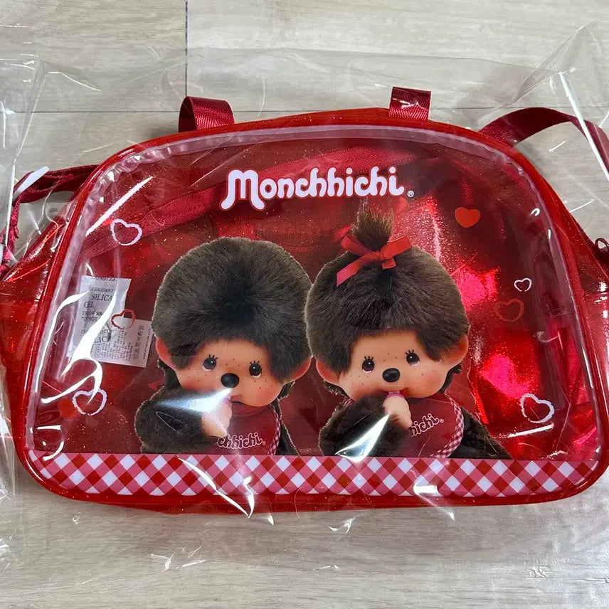 [BUNJANG] Monchhichi PVC Beach Bag / 몬치치 pvc 비치백