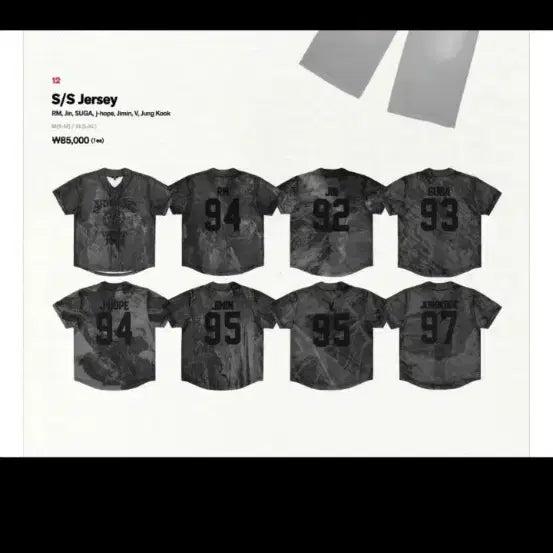 [BUNJANG] BTS World Tour Arirang Jersey Suga (M) / 아리링 저지 슈가 arirang jersey (M)
