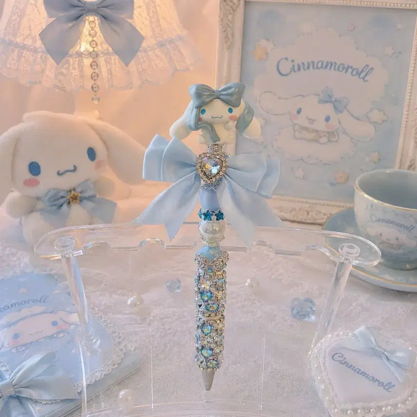 [BUNJANG] Sanrio Cinnamoroll Handmade Deco Ballpoint Pen / 시나모롤수제볼꾸볼펜