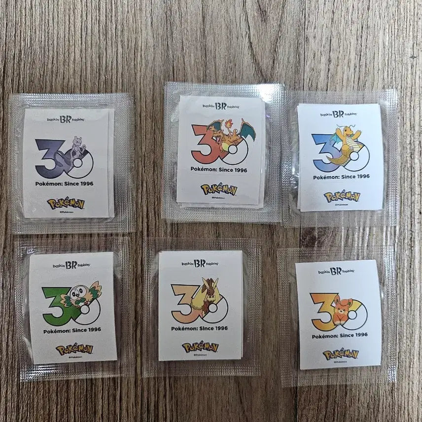 [BUNJANG] Baskin Robbins Pokémon Stickers / 배라 포켓몬스티커 판매