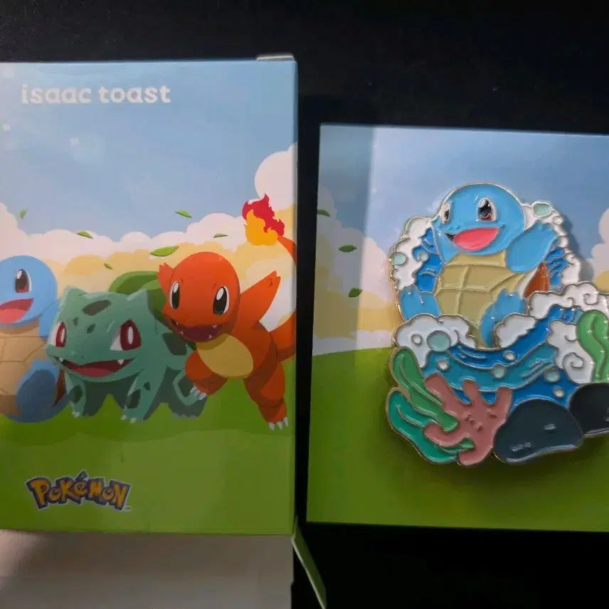 [BUNJANG] Isak Toast x Pokémon Squirtle Badge / 이삭토스트 꼬부기 뱃지