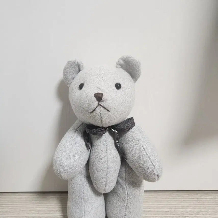 [BUNJANG] Shilla Hotel Shilla Bear Gray Plush Doll / 신라호텔 곰인형 신라베어 그레이