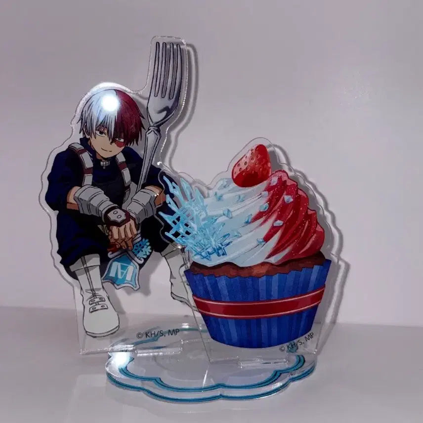 [BUNJANG] My Hero Academia Open School Todoroki Acrylic Stand / 나의 히어로 아카데미아 오픈스쿨 컵케이크 아크릴 스탠드 쇼토
