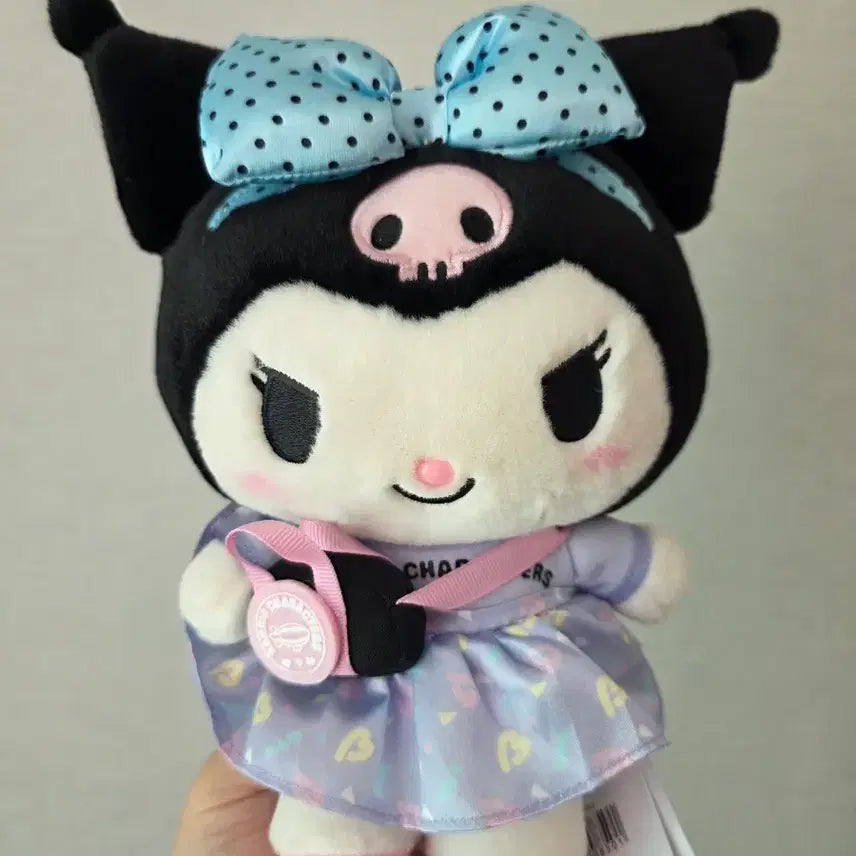[BUNJANG] Sanrio Kuromi Plush Doll / 산리오 여행 쿠로미 누이 인형