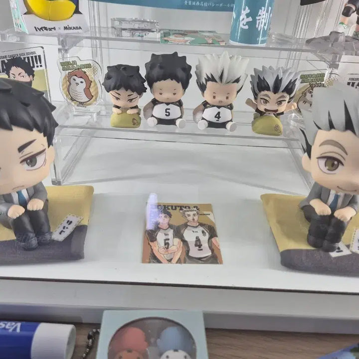 [BUNJANG] Haikyuu!! Bokuto Koutarou &amp; Akaashi Keiji Lookup Figures Bundle Set with Special Cushion &amp; Acrylics / 하이큐 보쿠토 아카아시 룩업 일괄
