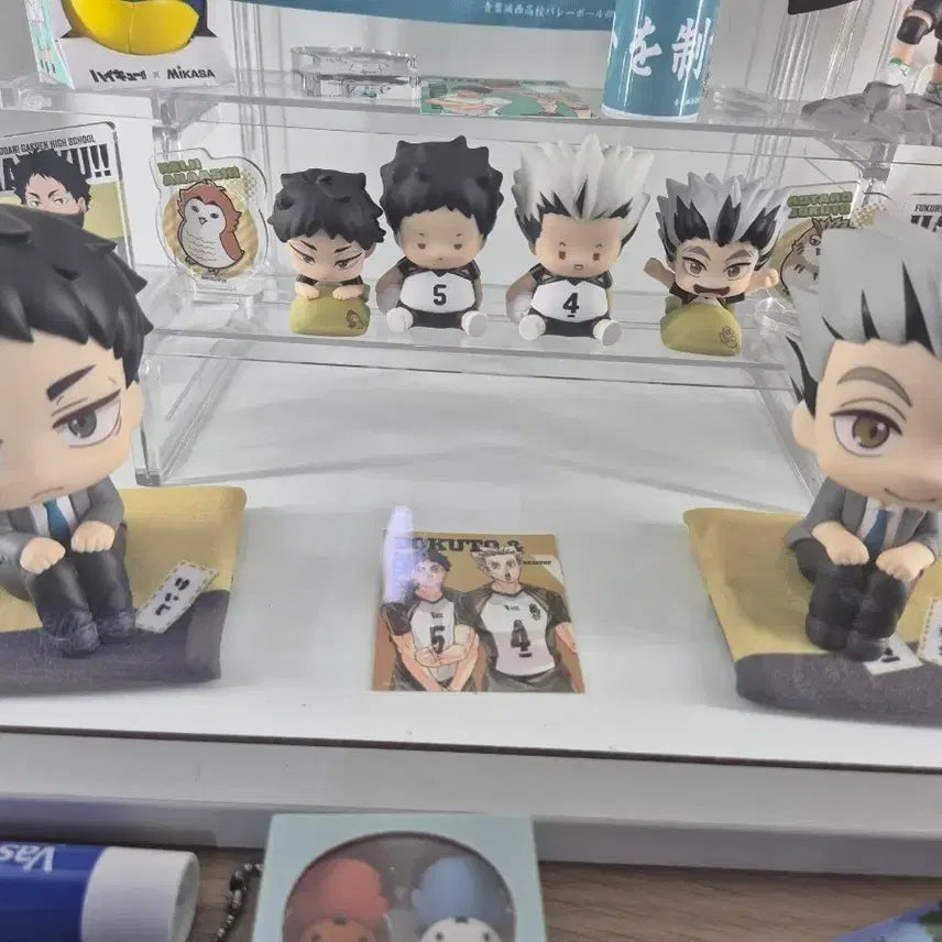 [BUNJANG] Haikyuu!! Bokuto Koutarou &amp; Akaashi Keiji Lookup Figures Bundle Set with Special Cushion &amp; Acrylics / 하이큐 보쿠토 아카아시 룩업 일괄