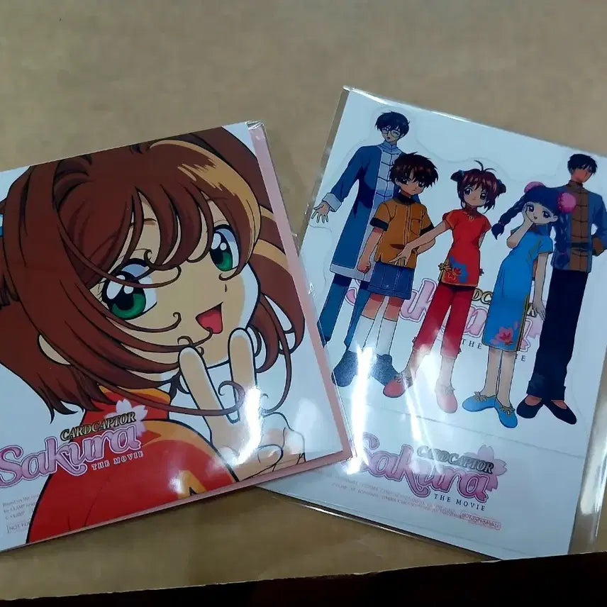 [BUNJANG] Cardcaptor Sakura Limited Edition Color Art Board and Postcard Set / (셋) 카드캡터 체리 사쿠라 특전 2주차 색지  스탠드