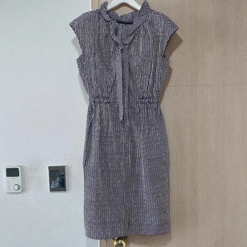 [BUNJANG] Mine 2018 Striped Midi Dress Size 55 / 마인2018줄무늬 원피스 상태굿 55