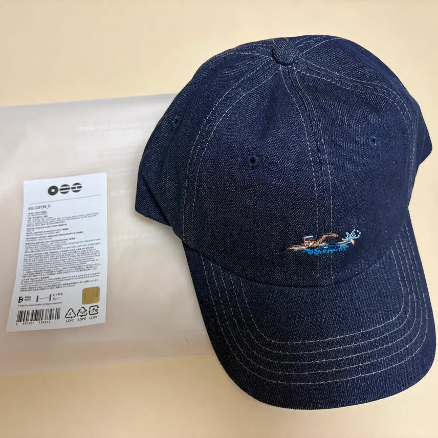 [BUNJANG] BTS Swim Ball Cap (Denim) / 방탄 bts swim Ball Cap (DENIM) 스윔볼캡 md 모자