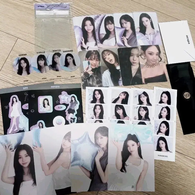 [BUNJANG] Aespa Membership Kit Photocard Bundle Set / 에스파 멤버십 키트 포카 포함 풀 세트