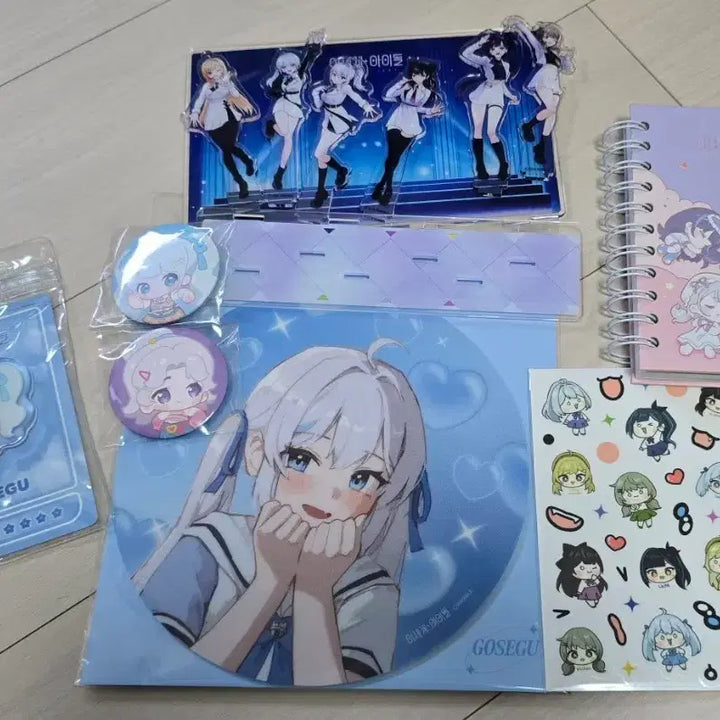 [BUNJANG] Ishworld Idol Isedal Merchandise Bundle / 이세돌 이세계아이돌 굿즈 일괄 이세팝 이세페 마법소녀 응원봉 포카 엽서