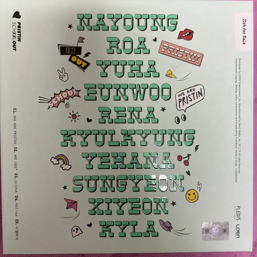 [BUNJANG] PRISTIN SCHXXOUT Album Signed Photocard / 프리스틴 SCHXXOUT 앨범 + 사인 + 포토카드
