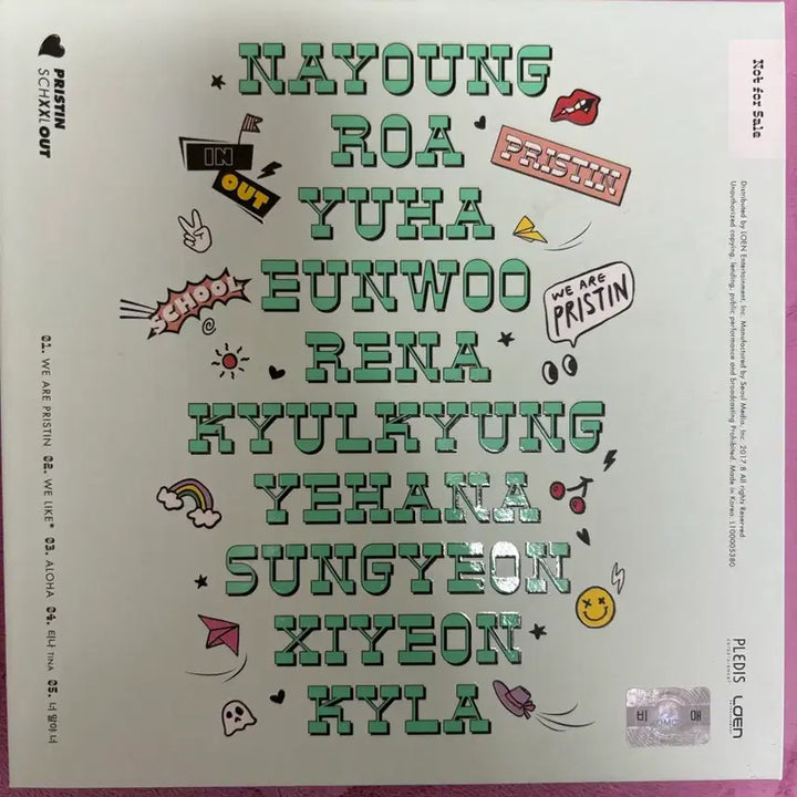 [BUNJANG] PRISTIN SCHXXOUT Album Signed Photocard / 프리스틴 SCHXXOUT 앨범 + 사인 + 포토카드