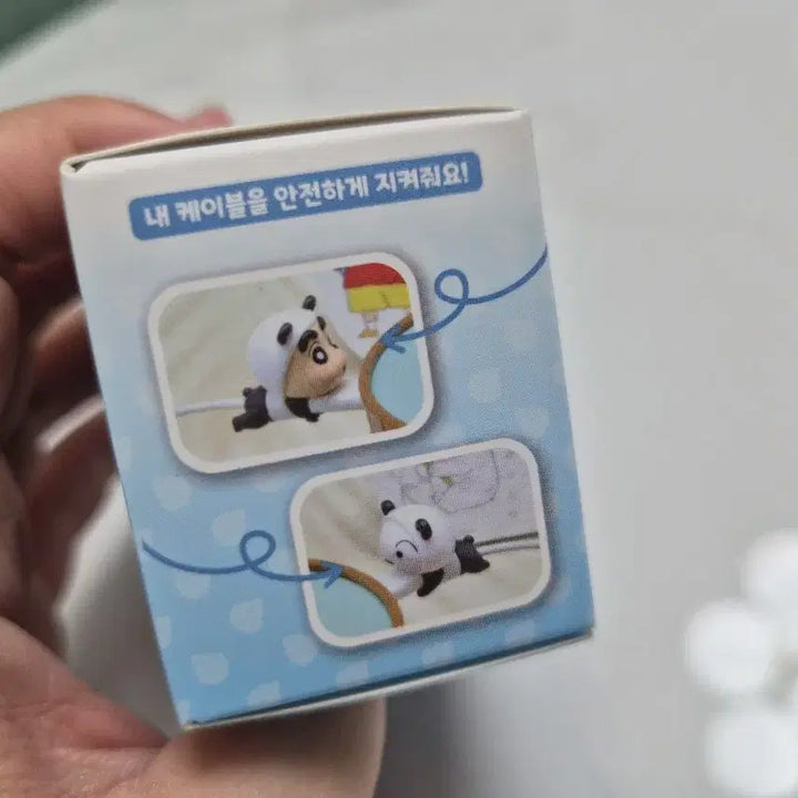 [BUNJANG] Official Crayon Shin-chan Shiro Cable Holder Set / 정품) 짱구 흰둥이 케이블 홀더 새제품