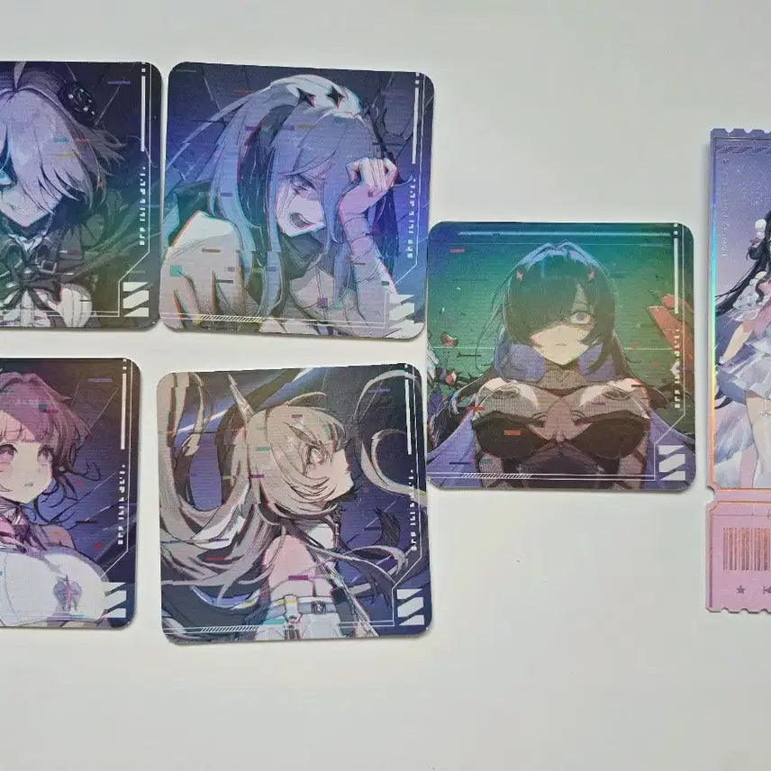 [BUNJANG] Chaos Zero Nightmare Kazena Garden Party Coaster Set / 카오스 제로 나이트메어 카제나 가든 파티 코스터 세트