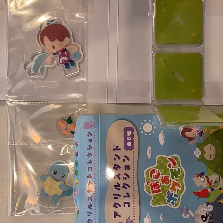 [BUNJANG] Pocopia Pokemon Acrylic Stand (Snorlax + Squirtle Set) / 포코피아 아크릴 스탠드 판매합니다.(덩쿠림보박사+꼬부기세트)