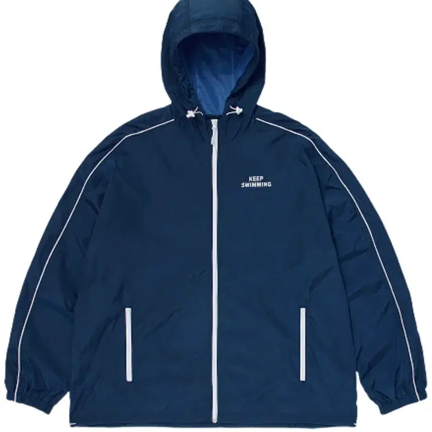 [BUNJANG] BTS Swim Jacket Navy M / [M] (실물보유) BTS swim스윔 자켓 네이비 방탄