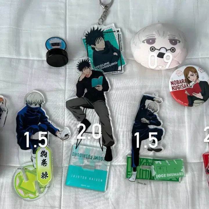 [BUNJANG] Jujutsu Kaisen Acrylic Stand &amp; Keychain Set / 주술회전 아크릴 스탠드
