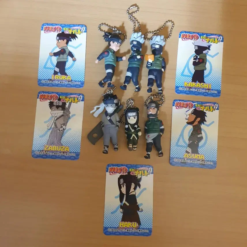 [BUNJANG] VIVA Naruto Keychain Card Bundle Set / 비바 나루토 키링 카드 일괄