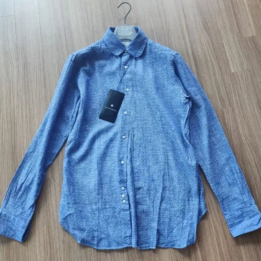 [BUNJANG] Matteucci Blue Patterned Italian Made Shirt / 마테우치 Matteucci 셔츠