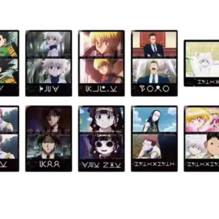 [BUNJANG] Hunter x Hunter Scene Postcards Bundle Set / 헌터x헌터 장면사 포토 카드 3개 일괄