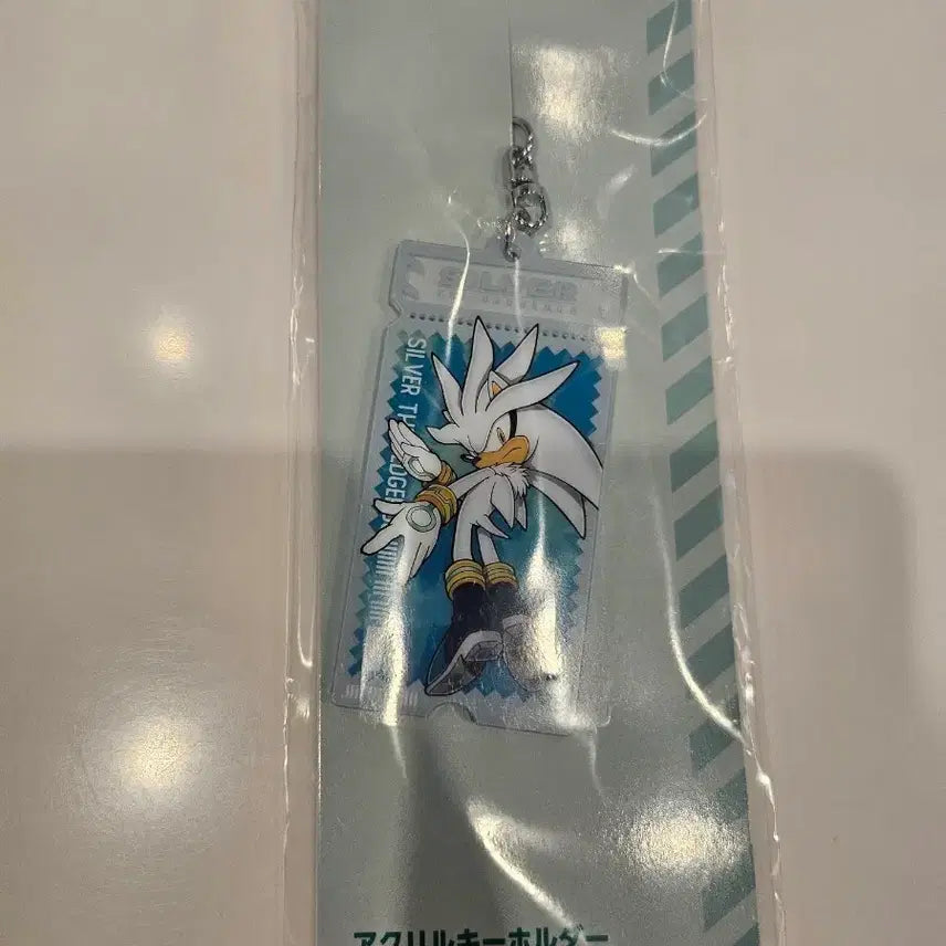 [BUNJANG] Sonic the Hedgehog Silver Acrylic Keyholder / 소닉 더 헤지혹 팝업 실버 아크릴 키홀더