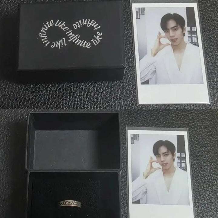 [BUNJANG] Infinite Soundwave Popup Ring + Dongwoo Random Photocard / (원가이하)인피니트 라이크링 사운드웨이브 팝업 반지 + 5만원 랜덤포카