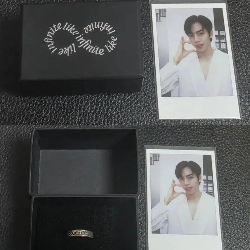 [BUNJANG] Infinite Soundwave Popup Ring + Dongwoo Random Photocard / (원가이하)인피니트 라이크링 사운드웨이브 팝업 반지 + 5만원 랜덤포카