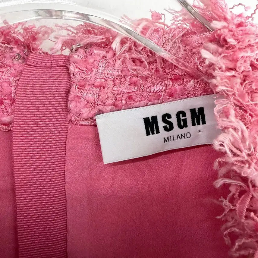 [BUNJANG] MSGM Tweed Fringe Top / msgm 트위드 프린지 탑