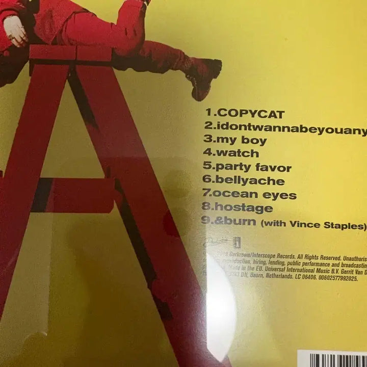 [SOLD OUT] 빌리아일리시 billie eilish - dont smile at me