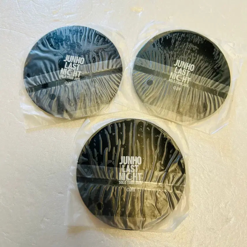 [BUNJANG] Lee Junho "Poing Poing" Coaster Bundle Set / 이준호 펭펭이 티코스터 일괄