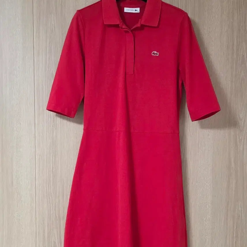 [SOLD OUT] (거의새것) 라코스테 피케 반팔 원피스 동일드방레 정품