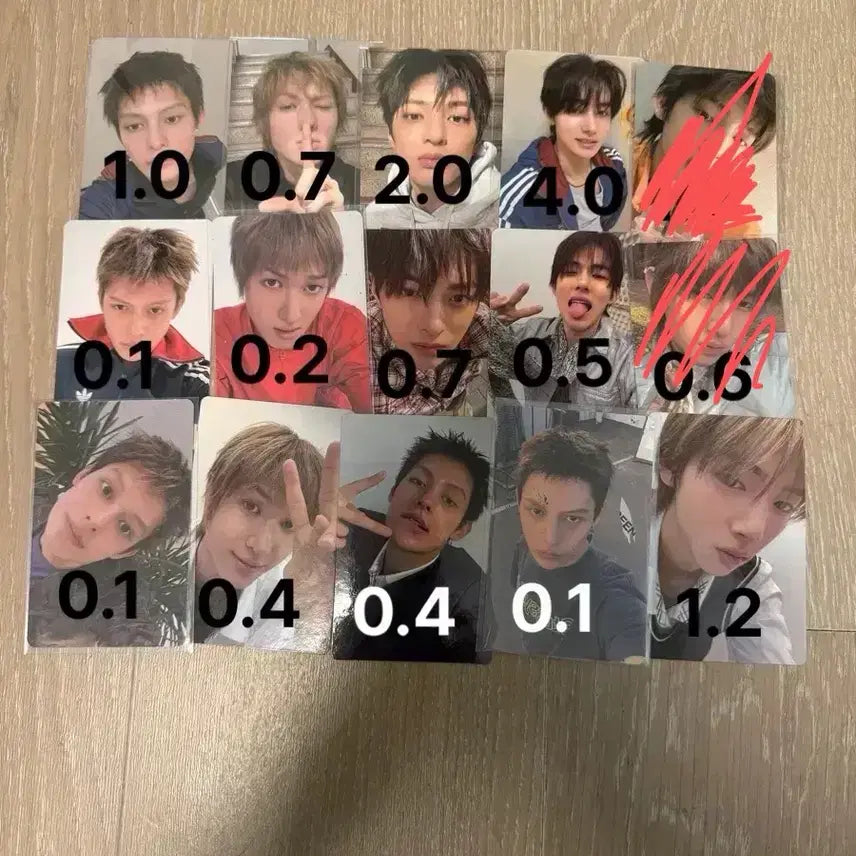 [BUNJANG] Everline Lucky Draw Photocard Bundle Set - Martin James, Juhoon, Sung Hyun, Geonho / 코르티스 포카 양도 코르티스마틴제임스주훈성현건호에버라인럭분철포카싸인그린그