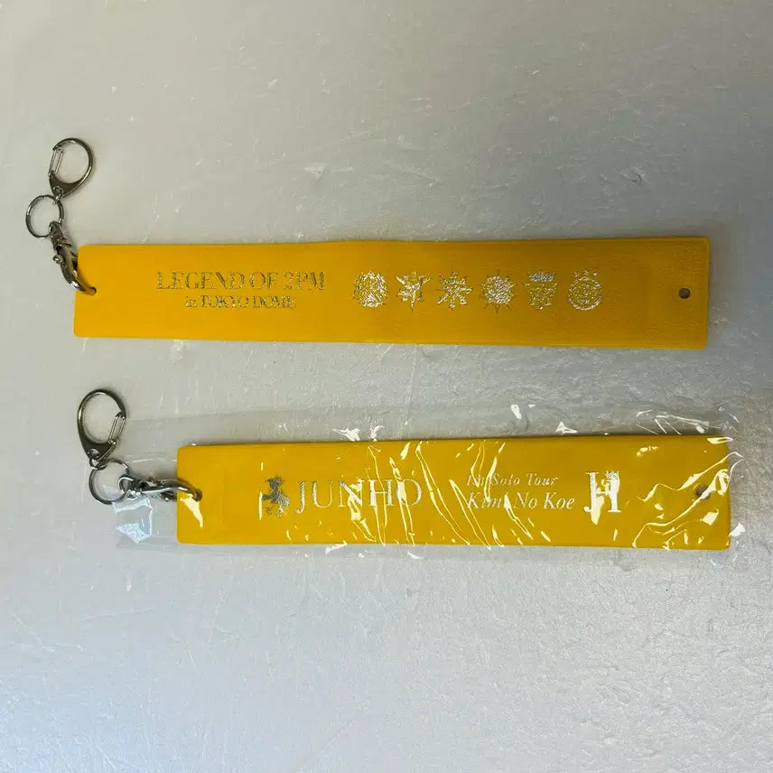 [BUNJANG] 2PM Junho Silver Tape Keyring Bundle Set / 이준호 긴테(킨테) 키링 일괄