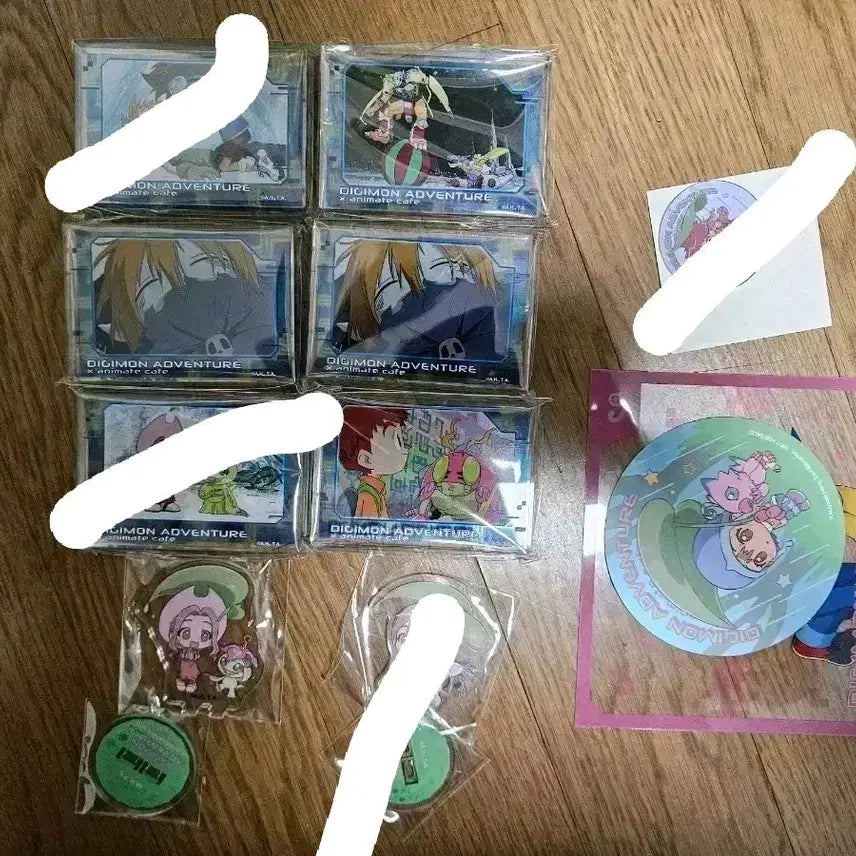 [BUNJANG] Digimon Adventure Animate Cafe Goods - Acrylic Blocks, Coasters, Standees / 디지몬 애니메이트 카페 굿즈 및 카페