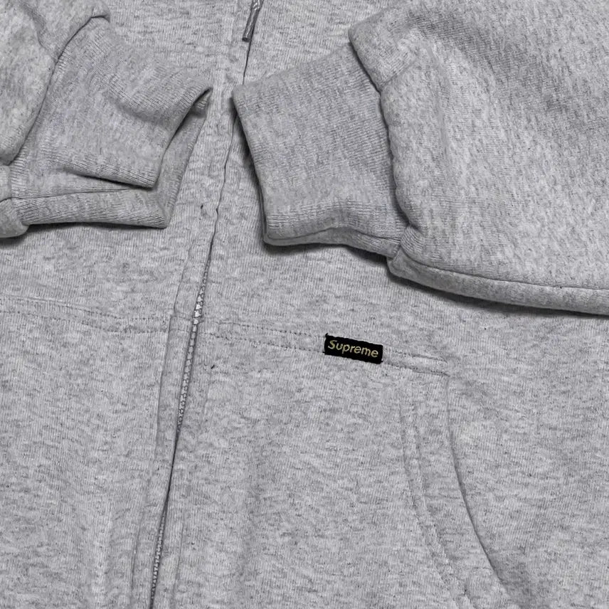 [BUNJANG] Supreme Reversible Work Zip-Up Hoodie Sweatshirt Ash Grey / 슈프림 리버시블 워크 집업 후드 스웨트셔츠 애쉬 그레이 - 25FW