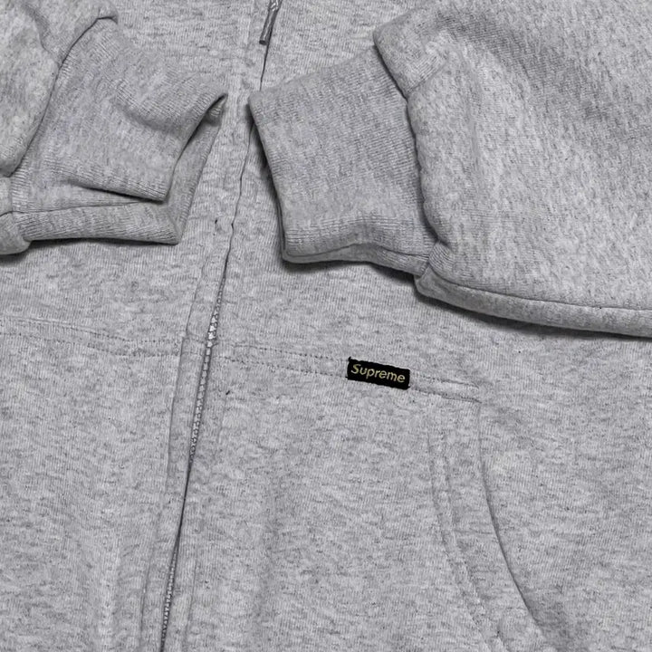 [BUNJANG] Supreme Reversible Work Zip-Up Hoodie Sweatshirt Ash Grey / 슈프림 리버시블 워크 집업 후드 스웨트셔츠 애쉬 그레이 - 25FW
