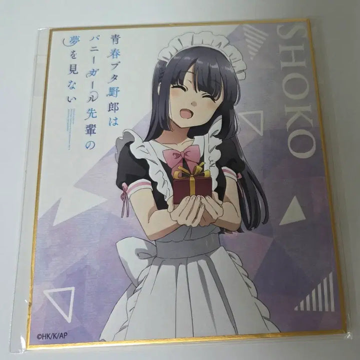 [BUNJANG] Seishun Buta Yarou Makinoihara Shoko Shikishi / 청춘돼지 색지 마키노하라 쇼코 청춘 돼지