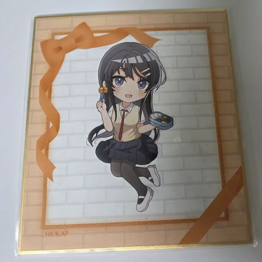 [BUNJANG] Seishun Buta Yarou Sakurajima Mai Shikishi Board / 청춘돼지 사쿠라지마 마이 색지 청춘 돼지